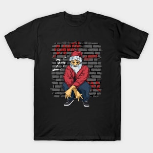 Merry Gangster Santa T-Shirt